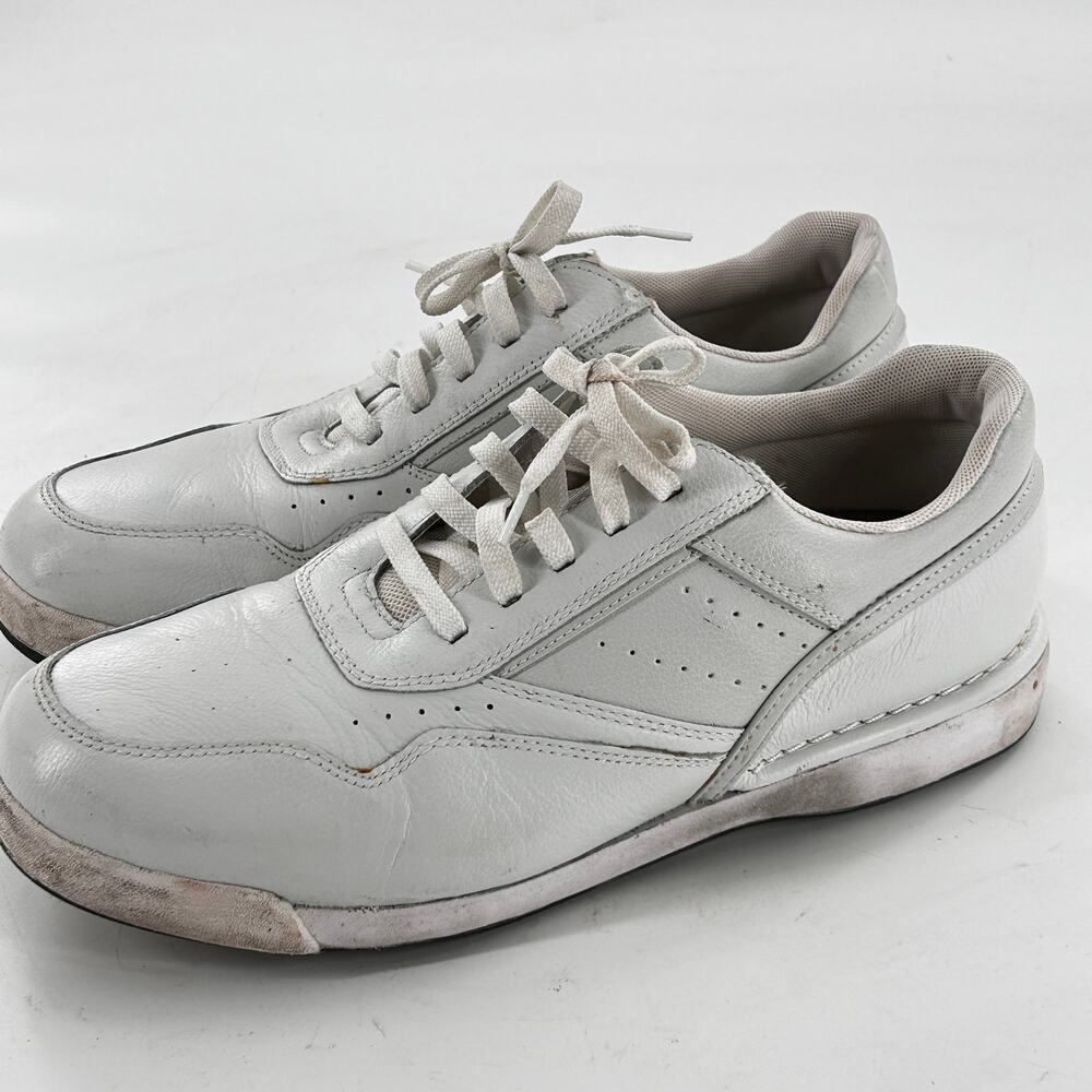 Rockport Mens Sneakers 10 White Leather K71098